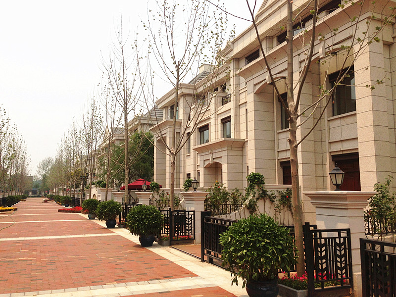 天津-真石漆-洋房-陽光新業-鷺嶺景園施工案例